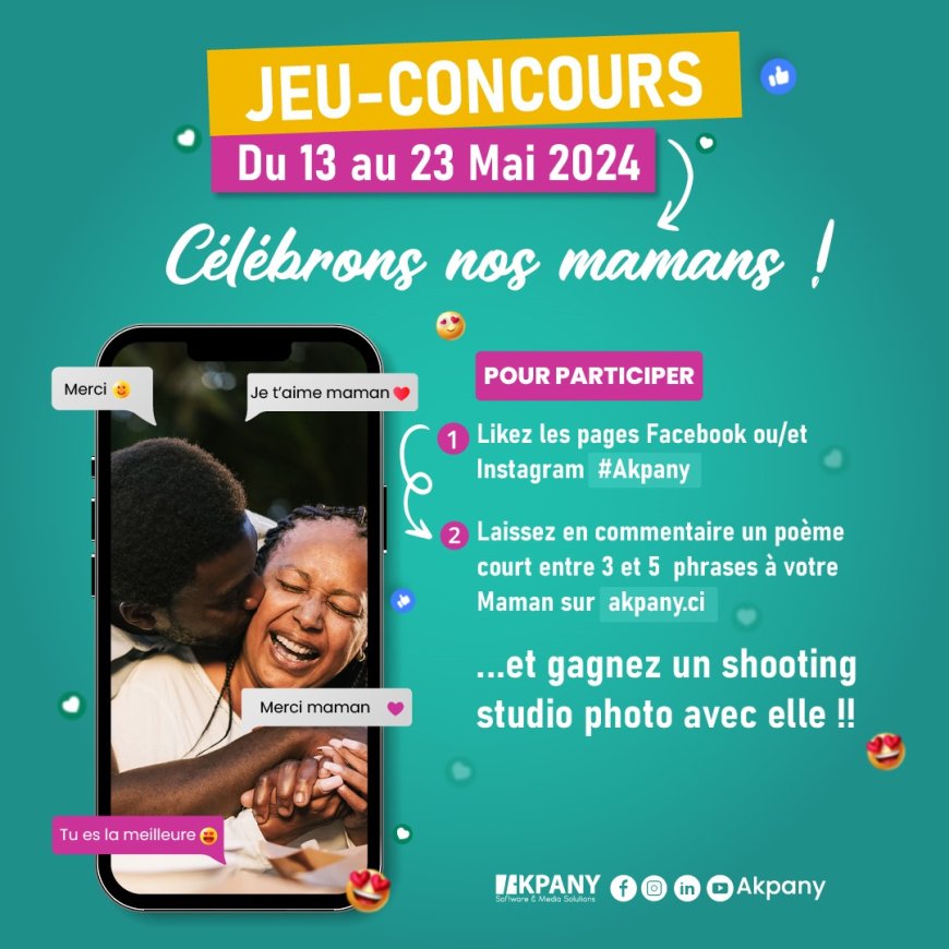 GRAND JEU CONCOURS SPÉCIAL FÊTE DES MÈRES
