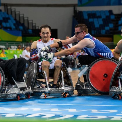 Rugby en fauteuil roulant